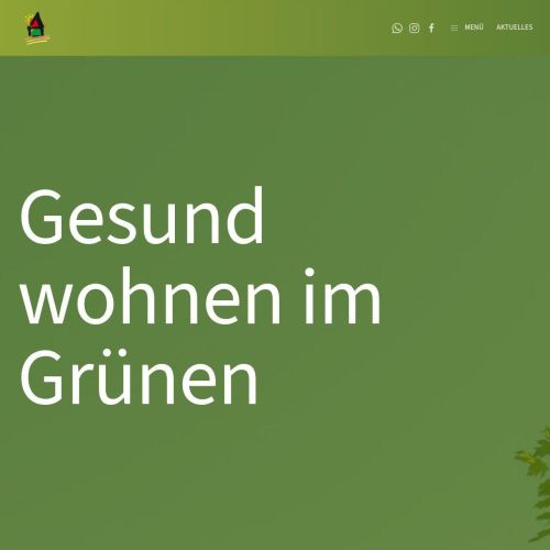 Neu gestaltete Webseite