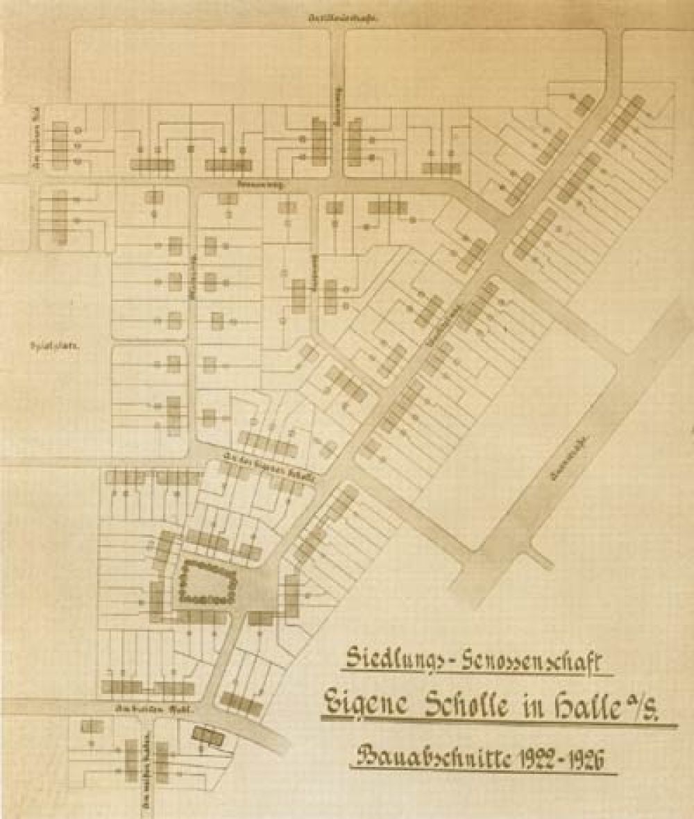 Plan Bauabschnitte 1922-1926